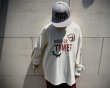 画像4: MONSTOR TIMES/BAT & SKULL Tee Shirt LS ( IVORY ) AP-079 (4)