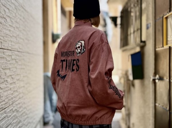 画像10: MONSTOR TIMES/BAT & SKULL Jacket ( BLACK ) AP-084 (10)