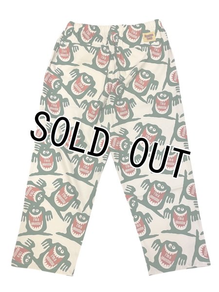 画像2: MONSTOR TIMES/I'M A MONSTOR Easy Pants ( IVORY ) AP-015 (2)