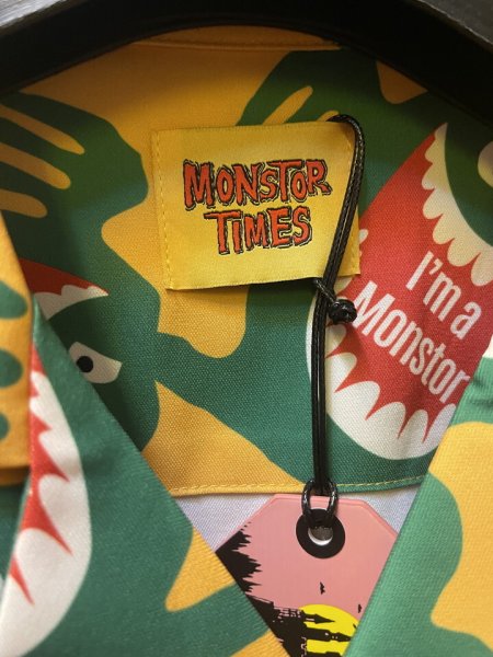 画像3: MONSTOR TIMES/I'M A MONSTOR Shirt ( MUSTARD ) AP-018 (3)
