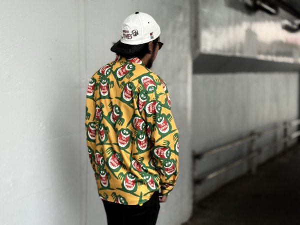 画像5: MONSTOR TIMES/I'M A MONSTOR Shirt ( MUSTARD ) AP-018 (5)