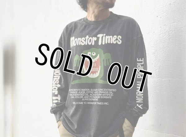 画像5: MONSTOR TIMES/I'M A MONSTOR Tee Shirt LS ( BLACK ) AP-013 (5)