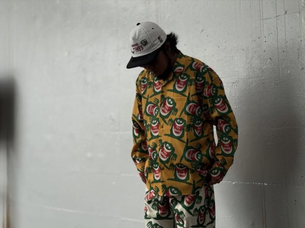 画像6: MONSTOR TIMES/I'M A MONSTOR Shirt ( MUSTARD ) AP-018 (6)