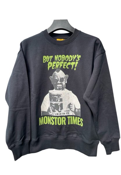 画像1: MONSTOR TIMES/SWEAT SHIRT ( BUT NOBODY'S PERFECT! ) AP-021 (1)