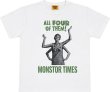 画像1: MONSTOR TIMES/Greeting Tee Shirt ( ALL FOUR OF THEM! ) AP-066 (1)