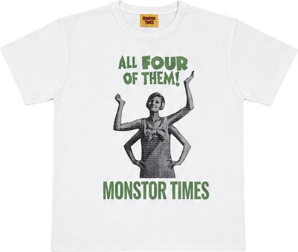 画像1: MONSTOR TIMES/Greeting Tee Shirt ( ALL FOUR OF THEM! ) AP-066 (1)