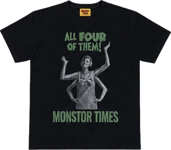 画像3: MONSTOR TIMES/Greeting Tee Shirt ( ALL FOUR OF THEM! ) AP-066 (3)