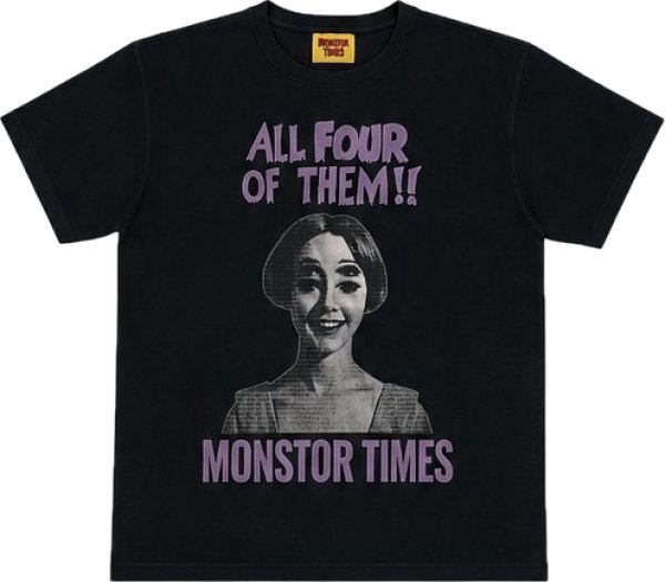 画像1: MONSTOR TIMES/Greeting Tee Shirt ( ALL FOUR OF THEM!! ) AP-065 (1)
