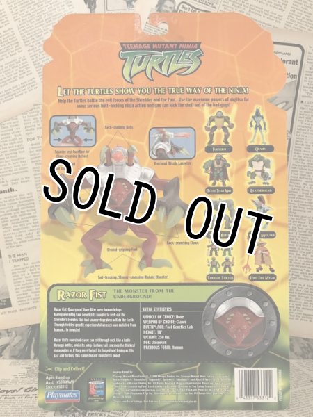 画像3: TMNT/Action Figure(2003/Razor Fist/MOC) (3)