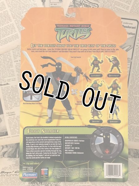 画像3: TMNT/Action Figure(2002/Foot Soldier/MOC) (3)