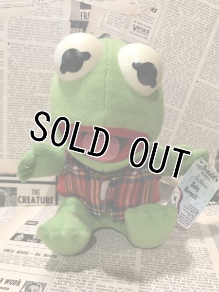 画像1: Kermit the Frog/Plush(80s/McD) JH-046 (1)