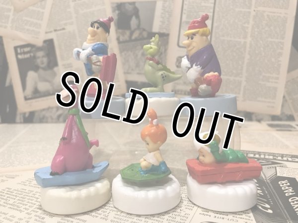 画像2: Flintstones/Meal toy set(90s/Denny's) (2)