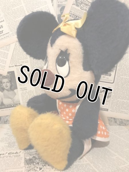 画像2: Minnie Mouse/Plush(70s/25cm) (2)