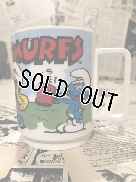 画像1: Smurfs/Plastic Mug(80s) (1)