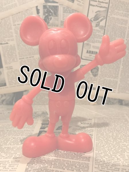 画像1: Mickey Mouse/Plastic Figure(MARX/Red) (1)