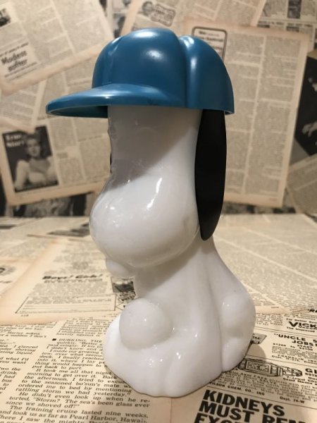 画像1: Snoopy/Glass Bottle(60s/AVON) (1)