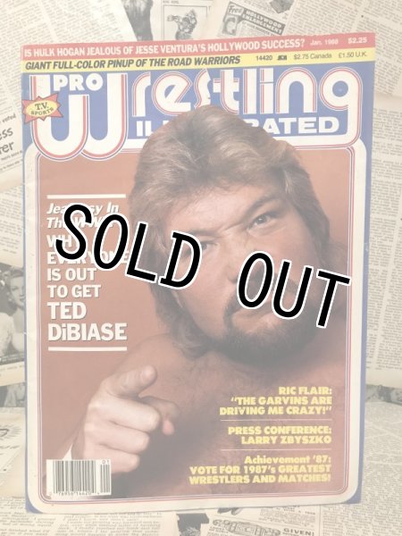 画像1: Pro Wrestling Illustrated Magazine(Jan.1988) (1)