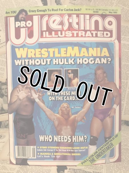 画像1: Pro Wrestling Illustrated Magazine(May 1993) WW-011 (1)