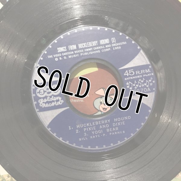 画像3: Huckleberry Hound/EP Record(50s) (3)