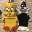 画像1: Tweety & Sylvester Cat/Soap Dish set(70s) (1)