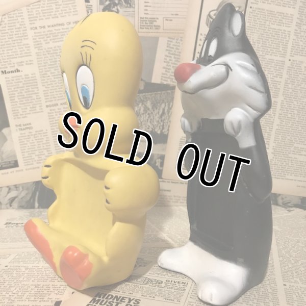 画像2: Tweety & Sylvester Cat/Soap Dish set(70s) (2)