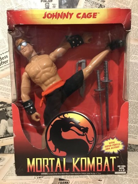 画像1: Mortal Kombat/Action Figure(12"Johnny Cage/MOC) (1)