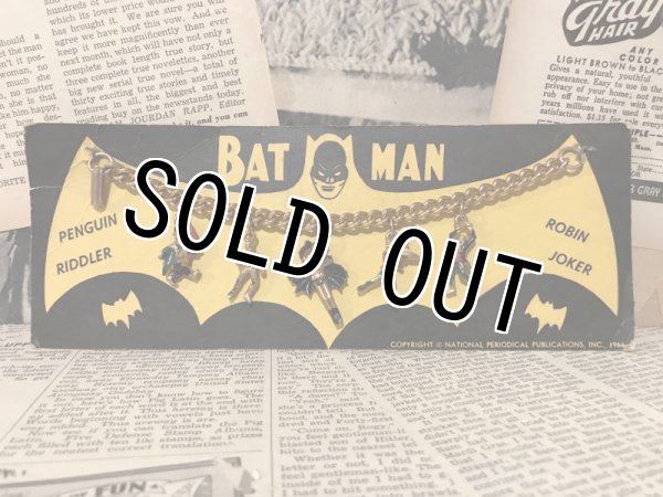 画像1: BATMAN/Metal Charm Bracelet(60s) (1)