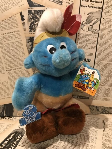 画像1: Smurfs/Plush(Wallace berrie) SM-009 (1)