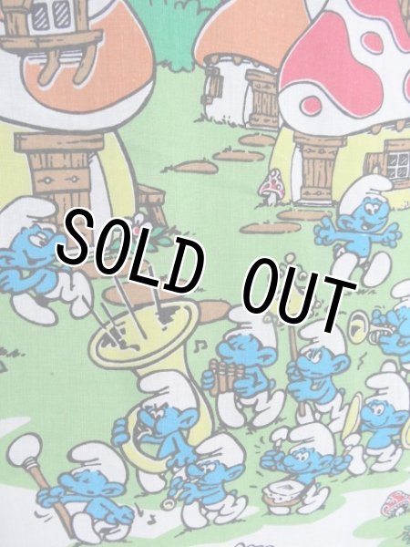画像3: Flat Sheet Fabric(Smurfs) (3)