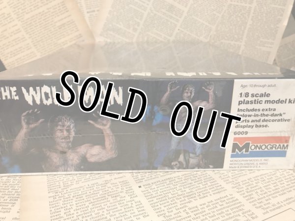 画像3: The Wolfman/Plastic Model Kit(80s/Monogram/MIB) MT-023 (3)