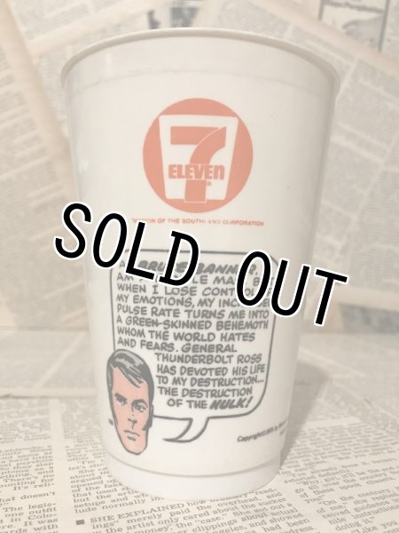 画像2: Marvel 7-11 Slurpee Cup(1975/The Hulk) (2)