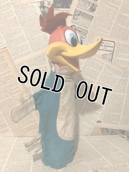 画像2: Woody Woodpecker/hand Puppet(60s) (2)