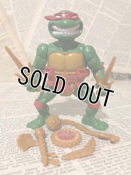 画像1: TMNT/Action Figure(Raphael with Storage Shell/Loose) (1)