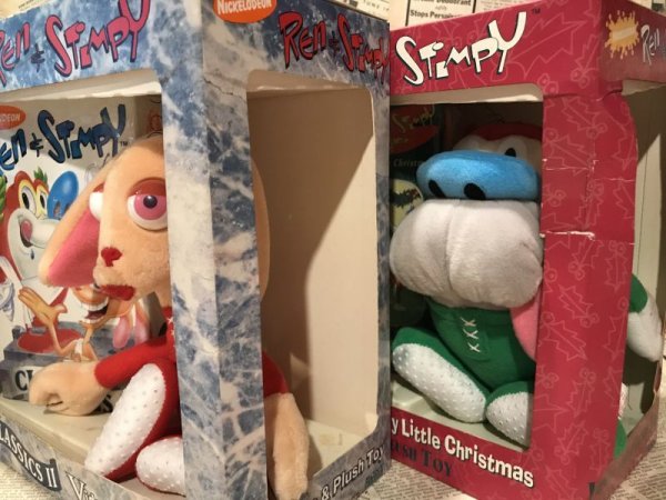 画像2: Ren & Stimpy/Video and Plush set(90s/MIB) NC-017 (2)