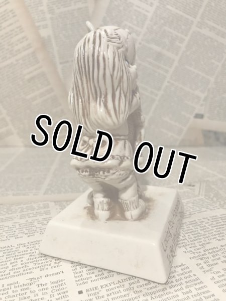 画像2: Vintage Figurine Message Statue(70s/004) (2)