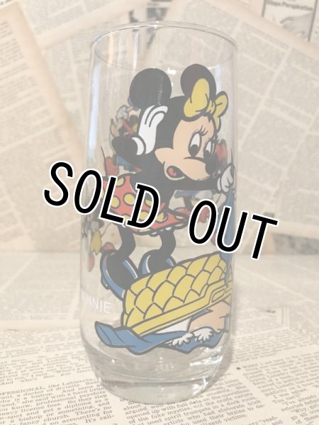 画像1: Minnie Mouse/Glass(70s/Pepsi) (1)