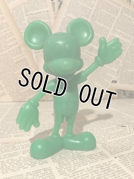 画像1: Mickey Mouse/Plastic Figure(MARX/Green) (1)