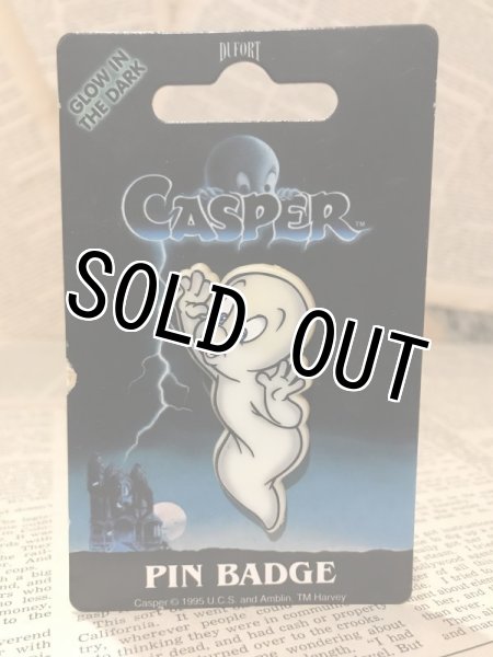 画像1: Casper/Pin Badge(90s/B) (1)