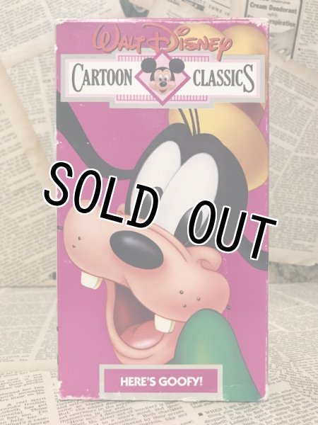 画像1: VHS Tape(Here's Goofy!) (1)