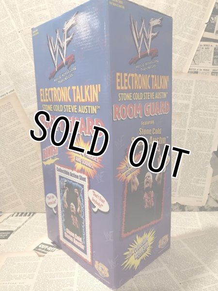 画像3: WWF/Electronic Talkin' Stone Cold Room Guard(MIB) (3)