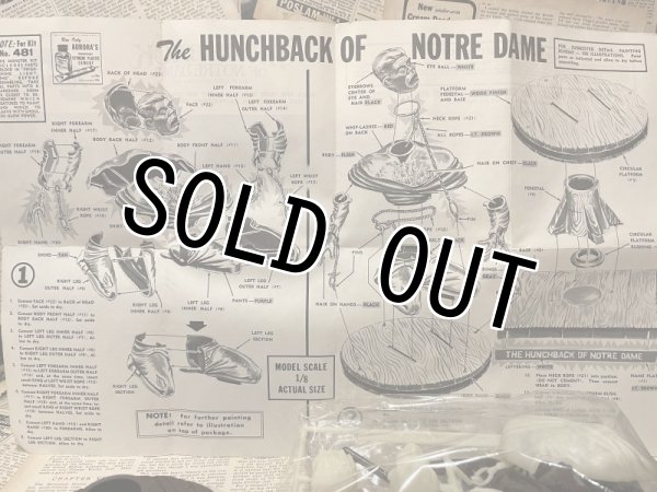 画像4: Hunchback of Notre Dame/Plastic Model Kit(70s/Aurora) (4)