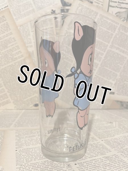 画像2: Petunia Pig/Glass(70s/Pepsi) (2)