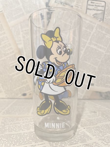 画像1: Minnie Mouse/Glass(70s/Pepsi) (1)
