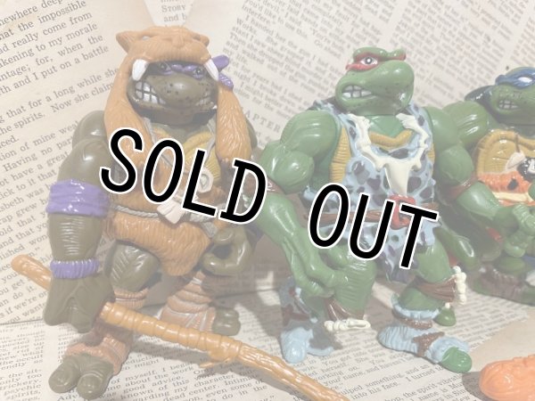 画像2: TMNT/Action Figure(Cave Turtles set/Loose) (2)