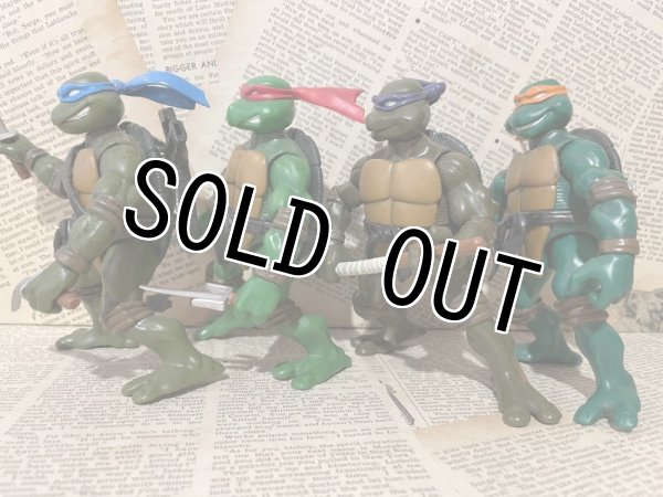 画像2: TMNT/Action Figure(2002/Turtles set/Loose) (2)