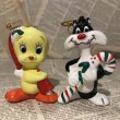 画像1: Tweety & Sylvester Cat/Ornament set(1977) (1)