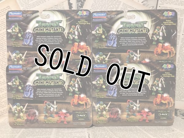 画像6: TMNT/Action Figure(2008/Mini Mutants 2-Pack set/MOC) (6)