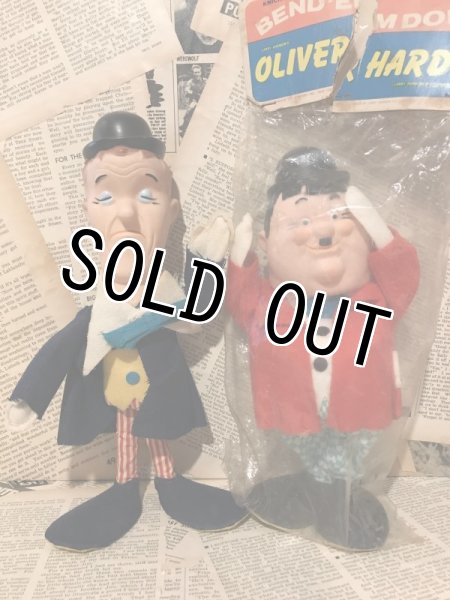 画像1: Laurel and Hardy/Bemd-em Doll set(60s) (1)