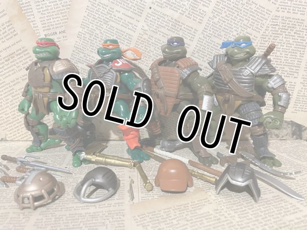 画像2: TMNT/Action Figure(2005/Fightin' Gear Turtles set/Loose) (2)