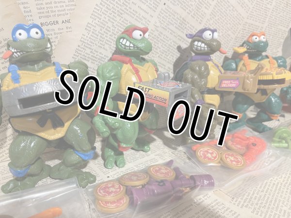 画像2: TMNT/Action Figure(Pizza Tossin' Turtles set/Loose) (2)